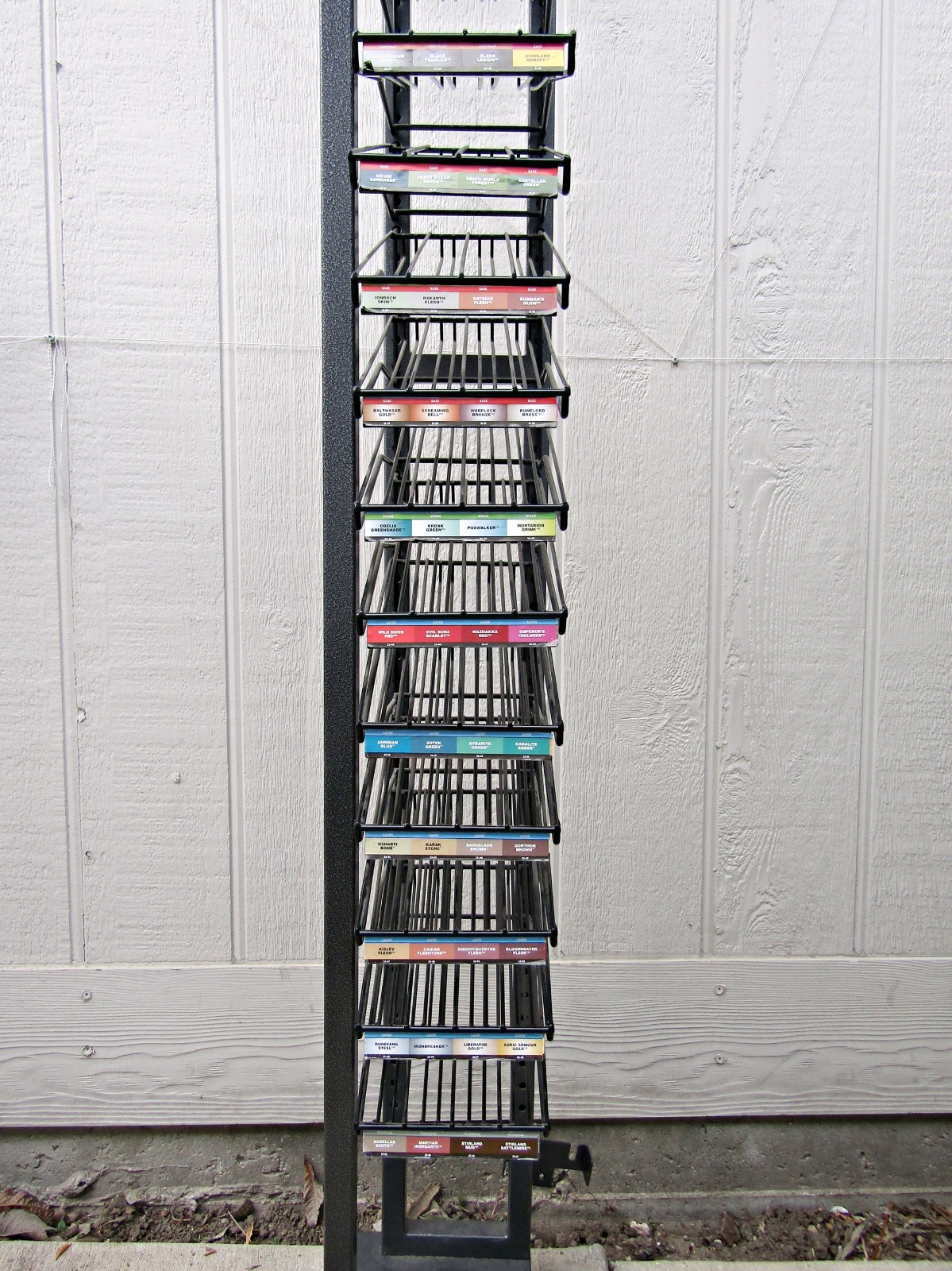 Retail Floor Display Rack – Citadel Colour – 15 Wire Baskets – Austin, TX Pickup