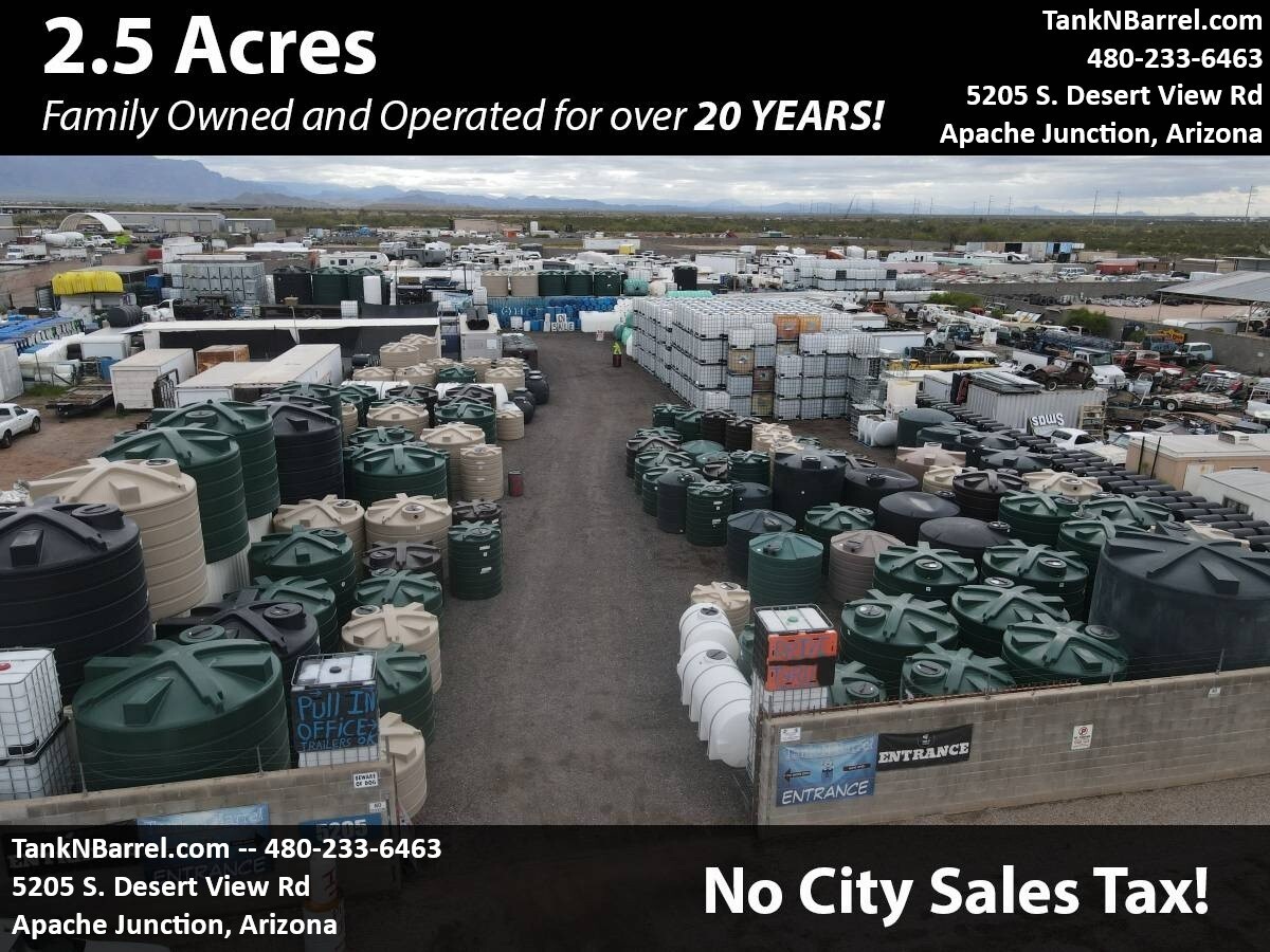 (1X) – 275 Gallon | NON FOOD GRADE IBC | Liquid Storage Tote Tank Potable Water