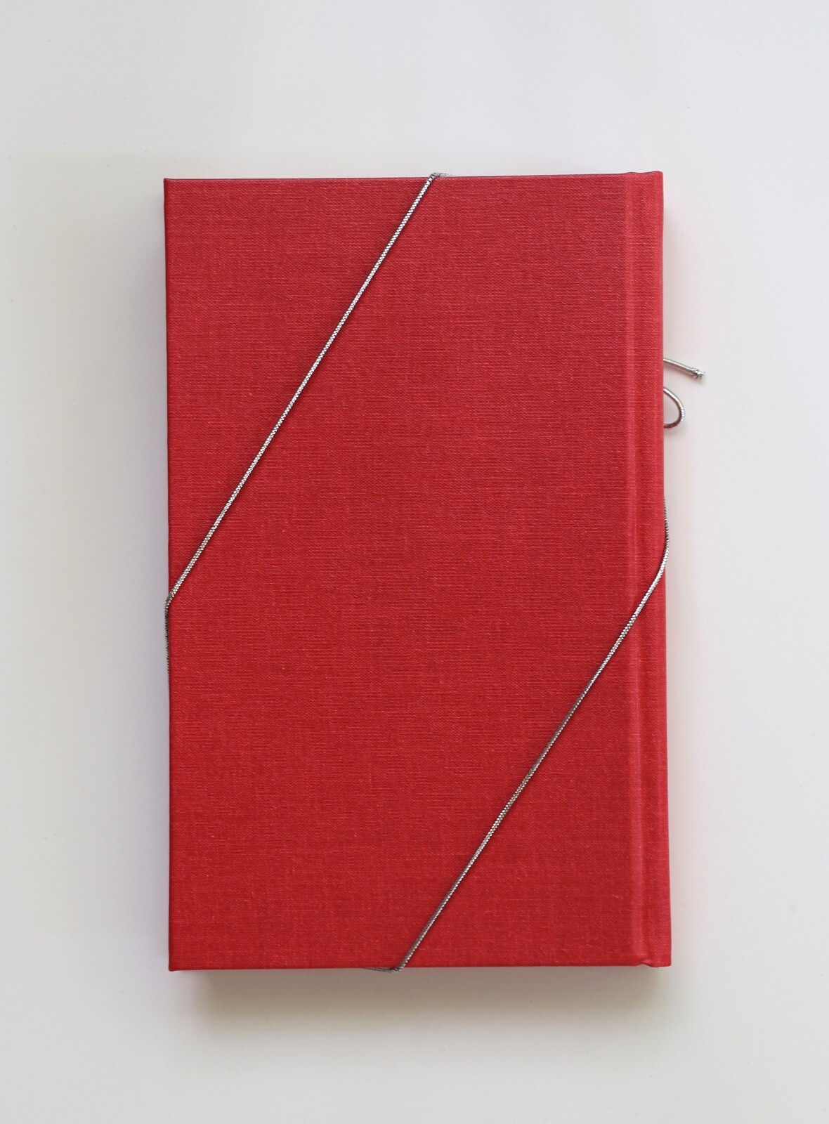 Red Heart & Arrows Hard Cover 96 Page Notebook Journal 8.25 x 5.25 in.
