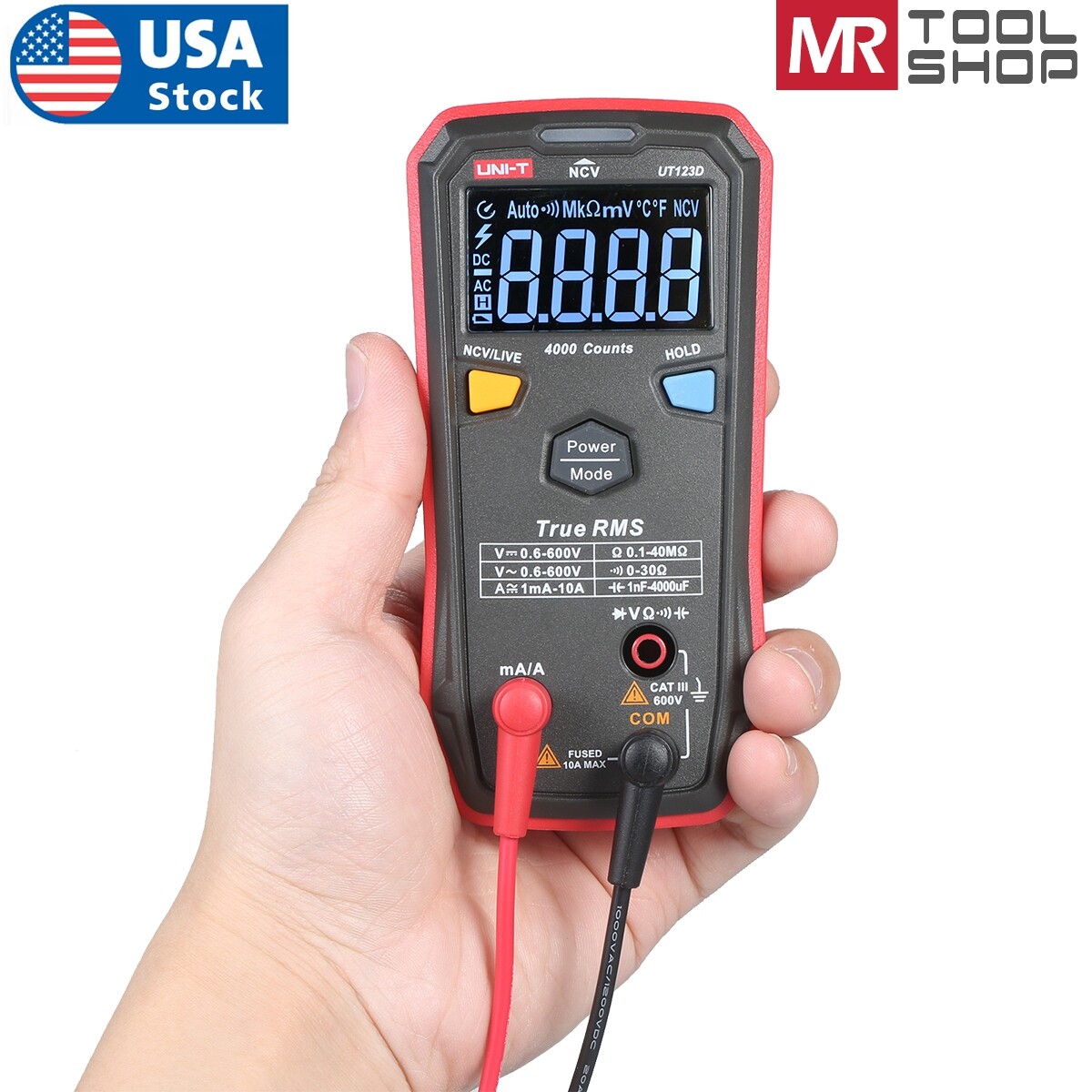 UNI-T Smart Multimeter True RMS AC DC Voltmeter Ammeter Ohm Capacitance Tester