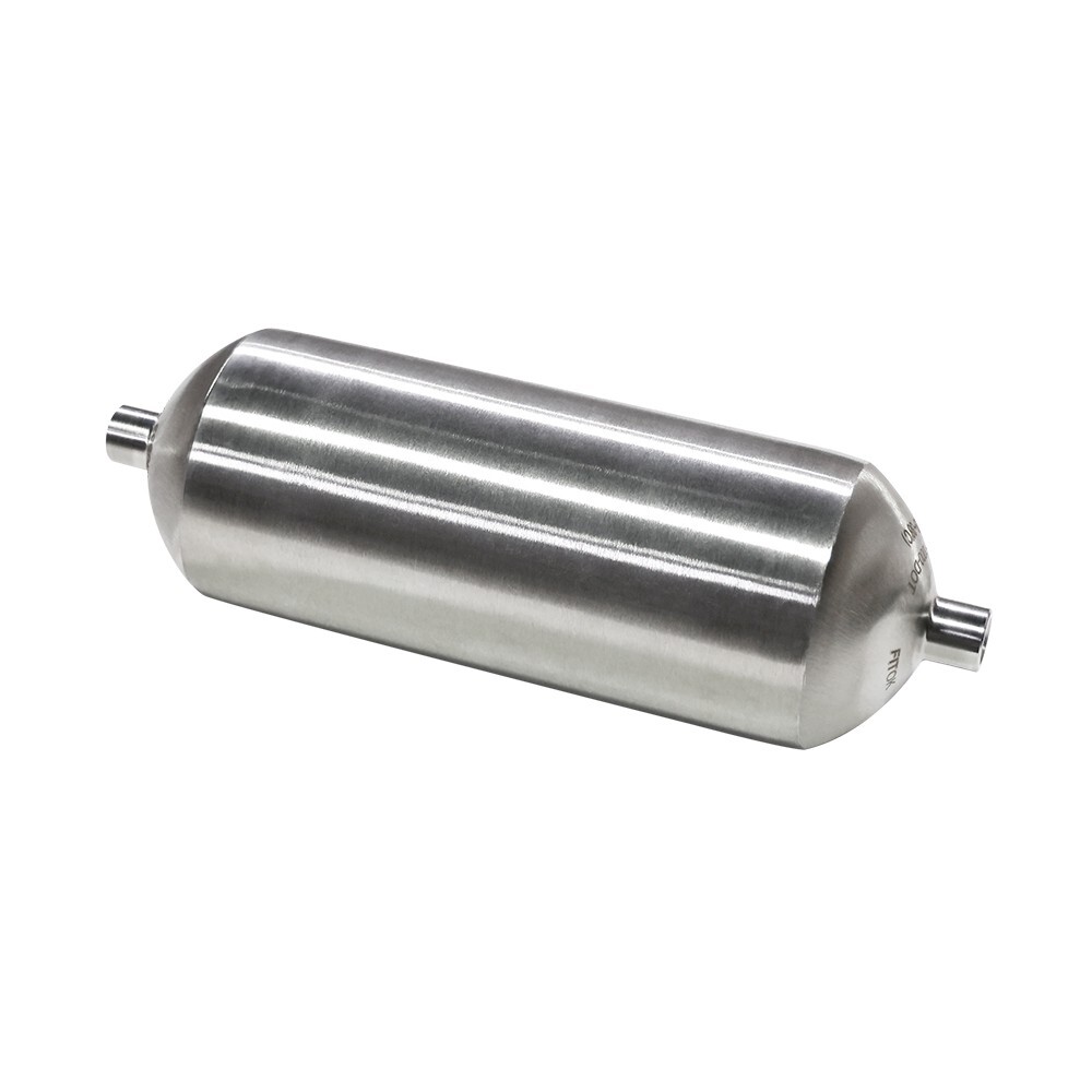 FITOK DOT-3A 1800 Sample Cylinder 1000 cm3 316L SS Double-Ended 1/4 Female NPT