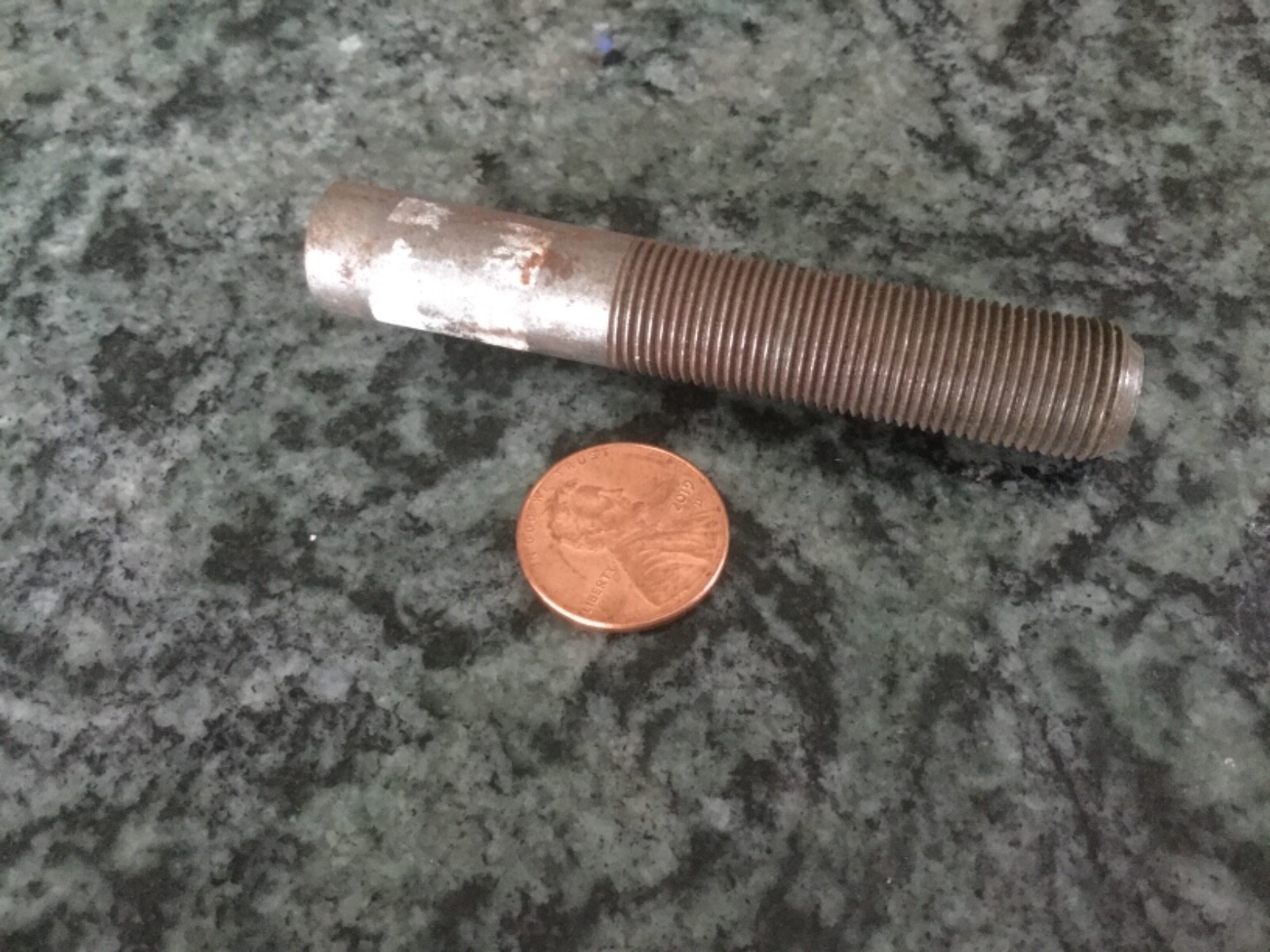 straight arbor holder machine shop blank 1/2 inch to 1/2-24 thread 1 3/4 long
