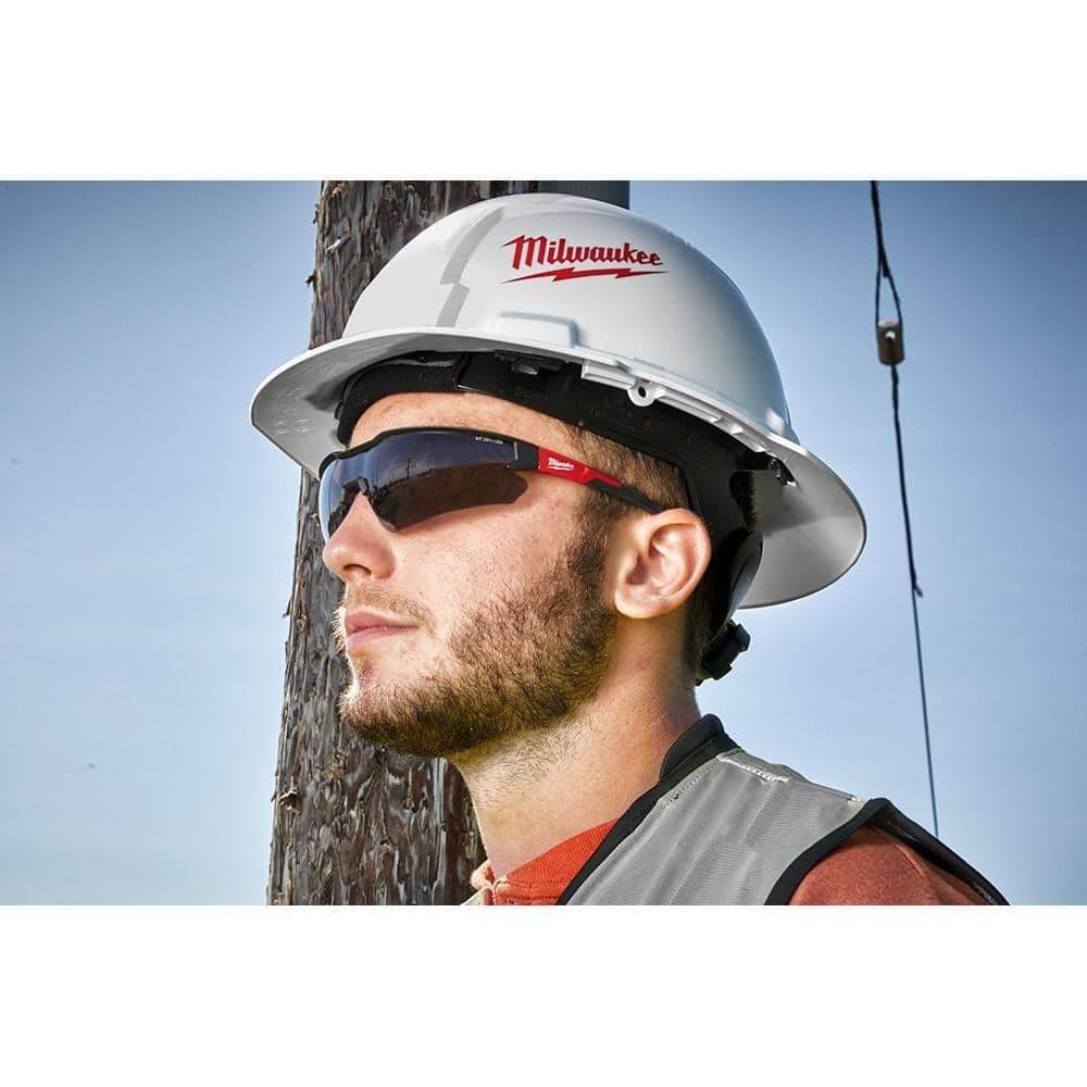 3-Pack Milwaukee Tinted Safety Glasses Anti-Scratch, Hard Coat Protects Lenses
