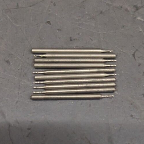 10 Egda .21mm Micro Drills #91 HSS NEW Switzerland – 0.21mm 0.21 mm