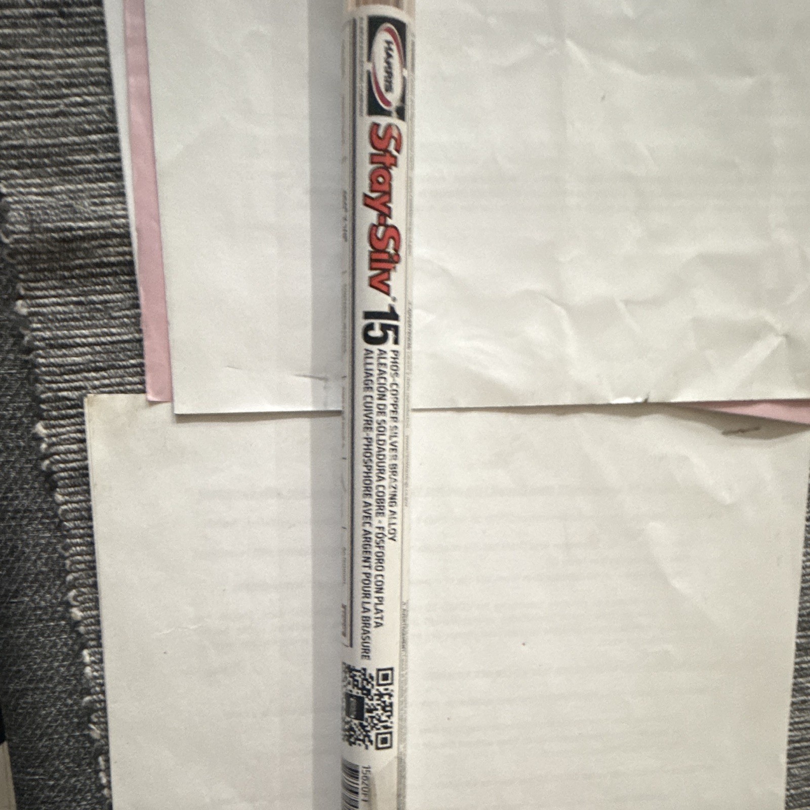 Harris Stay-Silv 15 BCuP-5 Brazing Rod, Copper-Phosphorus-Silver, 20 in