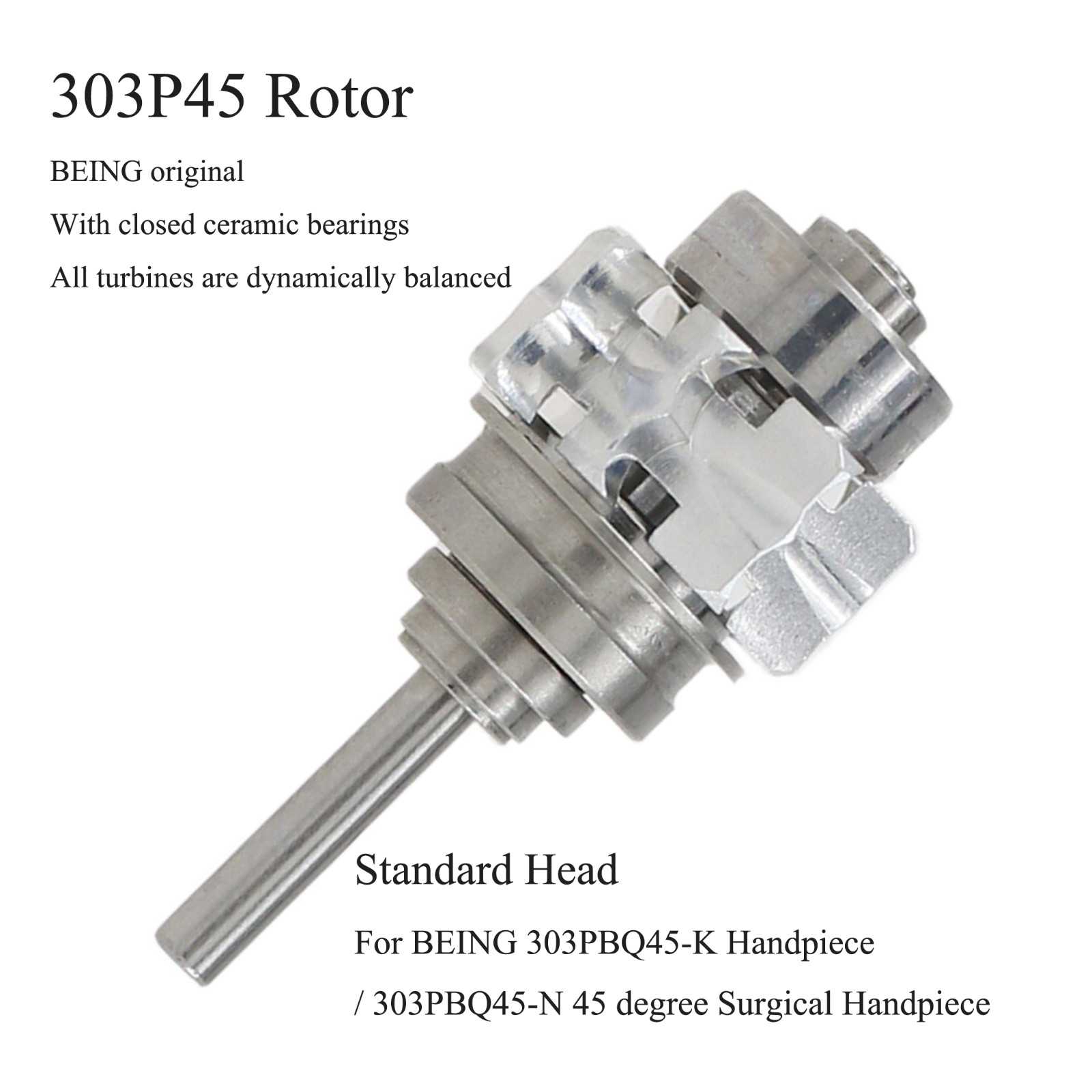 BEING Dental 45 Degree Surgical Handpiece High Speed Kavo NSK Coupler 4 6 Holes