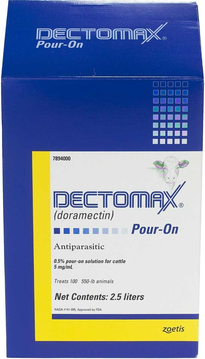 2.5 Liter Pour-on Cattle Dewormer roundworms, lungworms, grubs, lice and mites