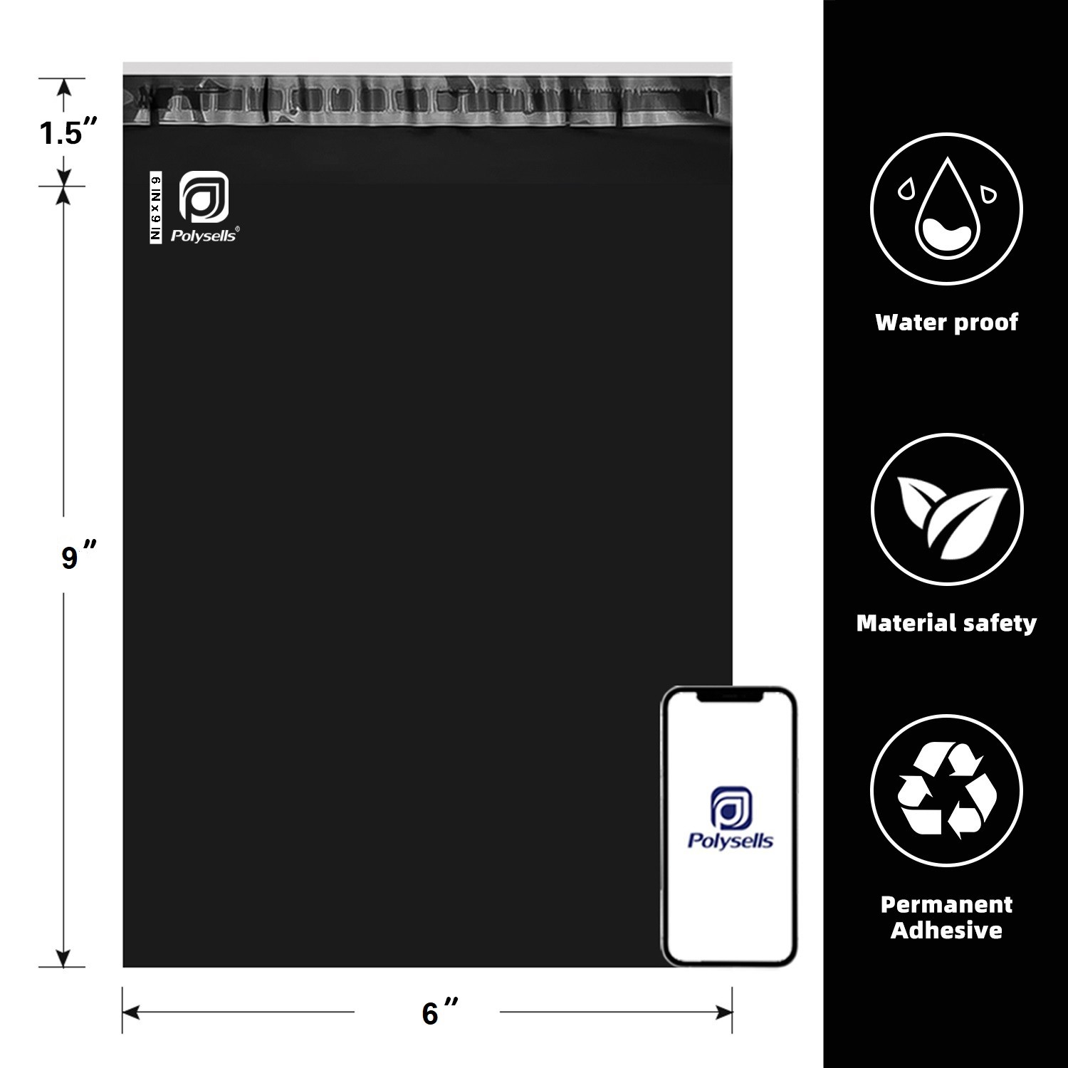 Bulk Poly Mailers 5 Sizes Self Sealing Waterproof Shipping Bags 100-10000 pcs
