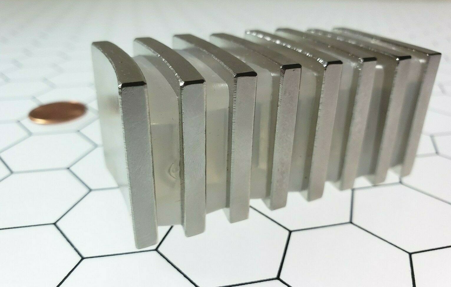 4 Neodymium Magnet Arc Motor Super Strong Rare Earth N45EH Ultra High Heat Grade