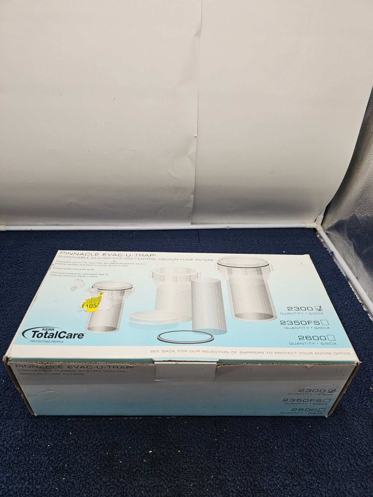 (QTY 8) Kerr 2300 TotalCare Pinnacle Evac-u-Trap Evacuation Trap