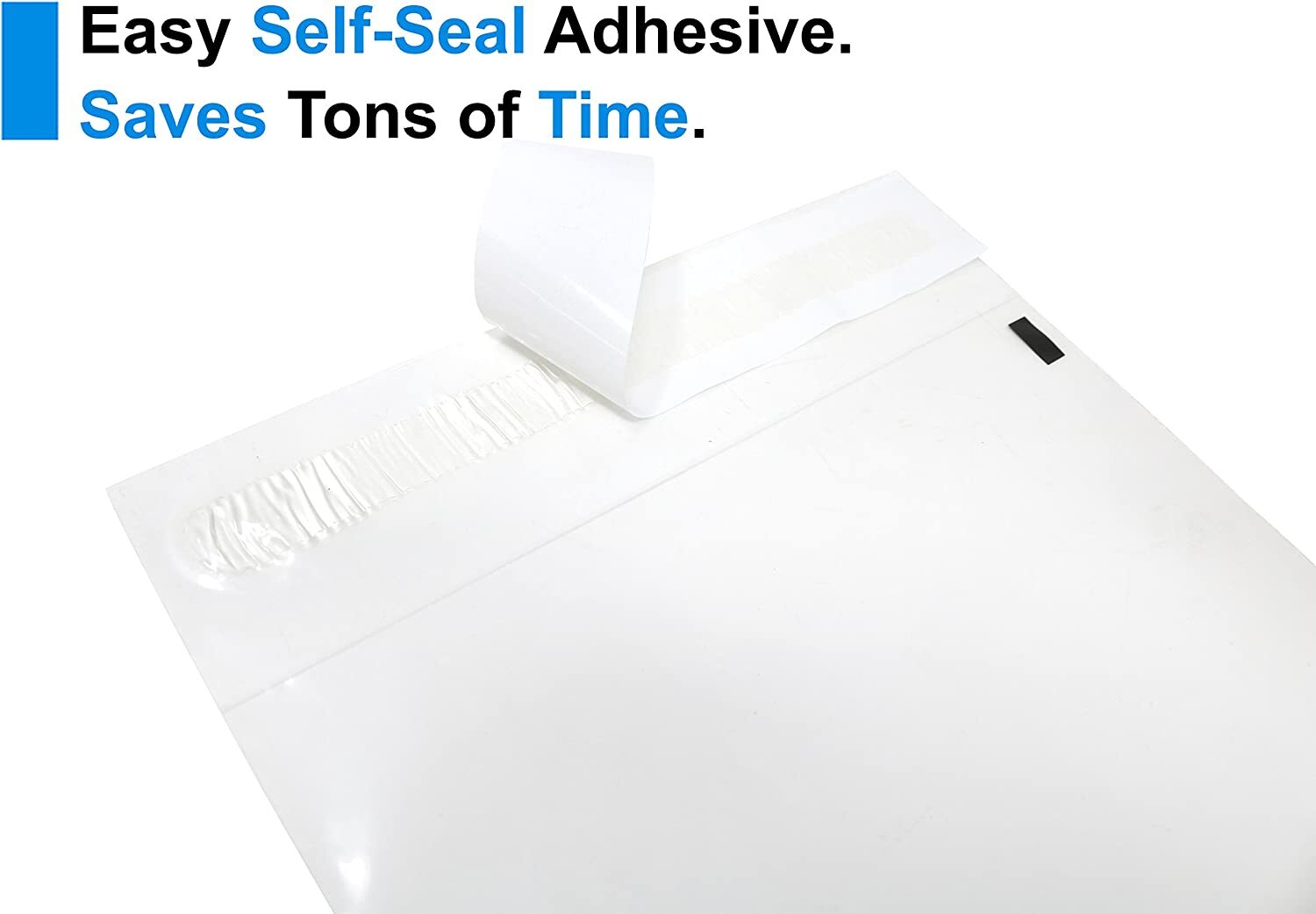 300 10×15 Suffocation Warning Clear Poly Self Seal Bags 1.5 mil Mailers