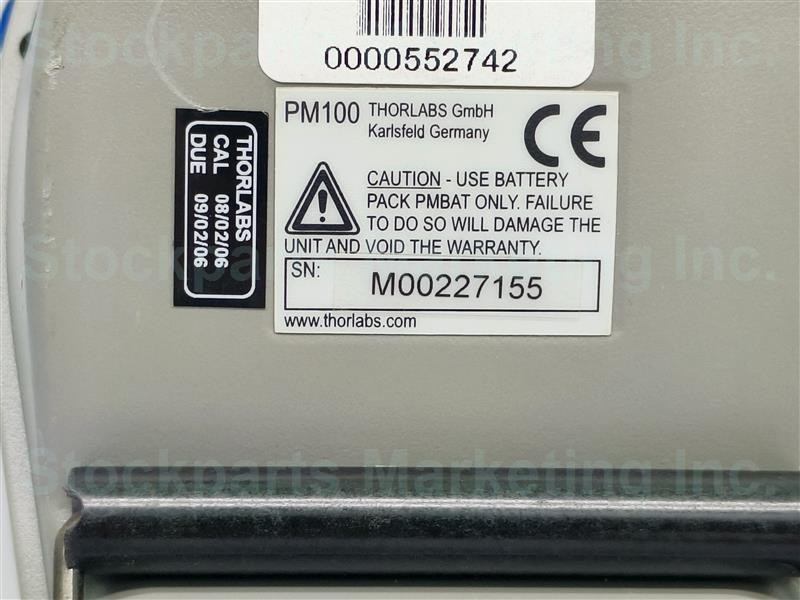 Thorlabs PM100 Digital Optical Laser Power Meter Console 30 Days Warranty