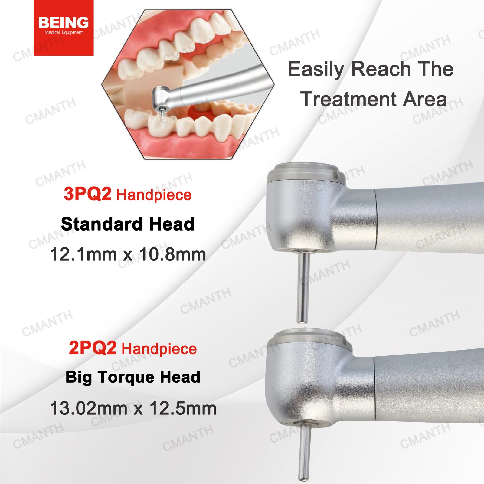 BEING Dental Fiber Optic Handpiece High Speed Turbine For KaVo Coupler 6 Hole