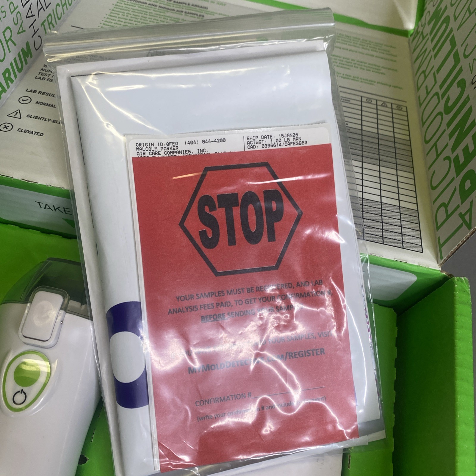 My Mold Detective MMD-103 – 3-Room Kit 3 Indoor + 1 Outdoor Sample Test For Mold