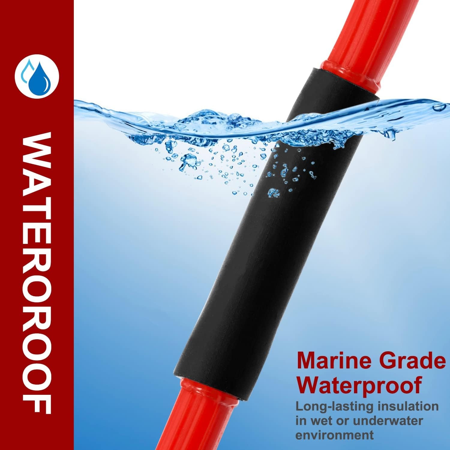3 to 1 Ratio 2 Inch 50mm Heat Shrink Tubing Marine Grade Waterpro Color: Green