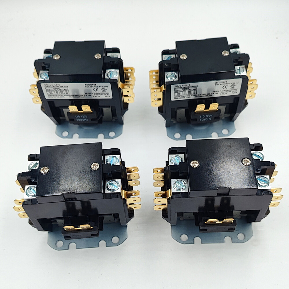 8PCS 2 Pole Magnetic Contactor 40 Amp 120VAC Coil XKJL1-40/2 US