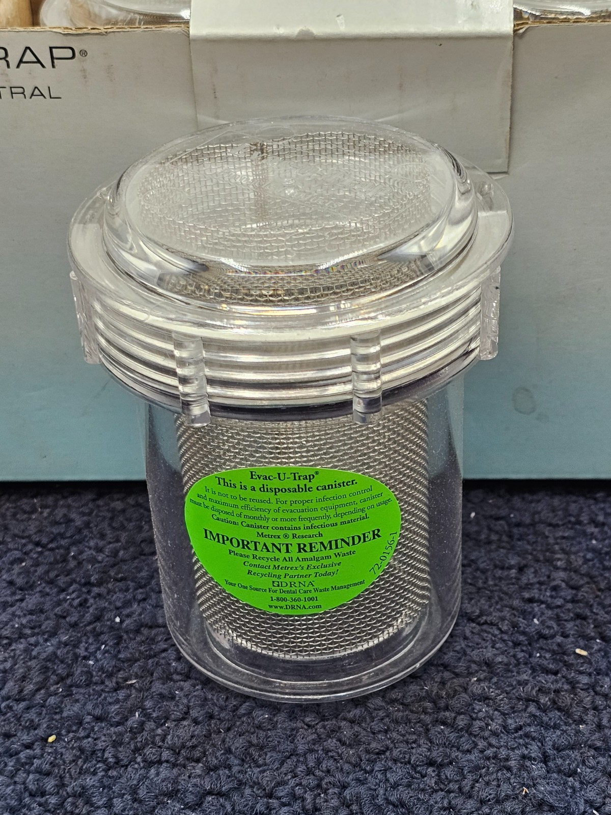 (QTY 8) Kerr 2300 TotalCare Pinnacle Evac-u-Trap Evacuation Trap