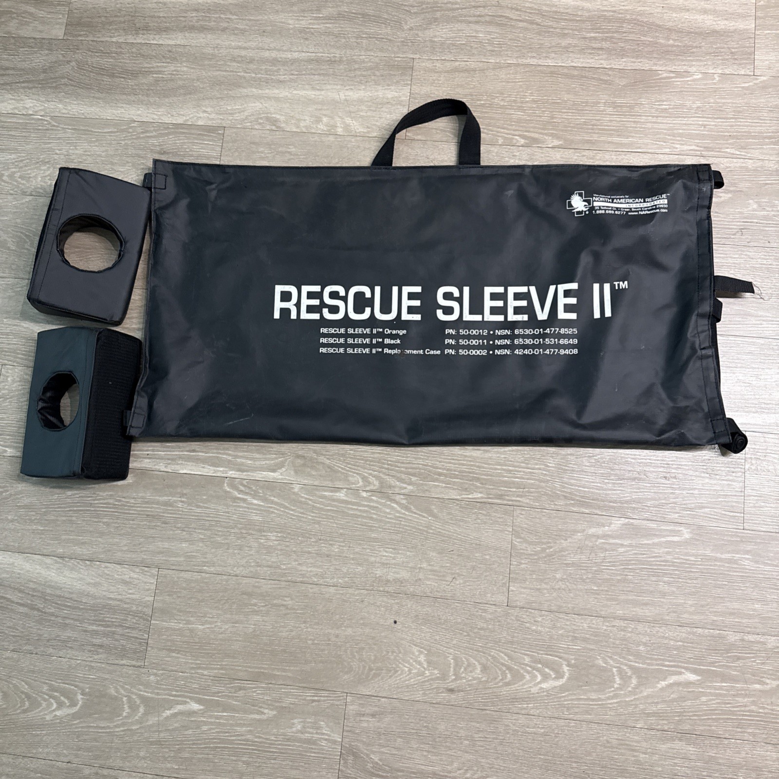 North American Rescue NAR 50-0011 Rescue Sleeve II 1000 lb – Black. New