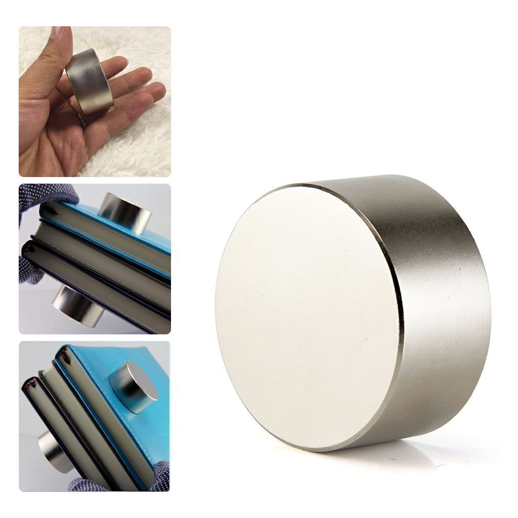 1.6inchx0.8inch Powerful Neodymium Rare Earth Large Cylinder Magnet N52 Round US