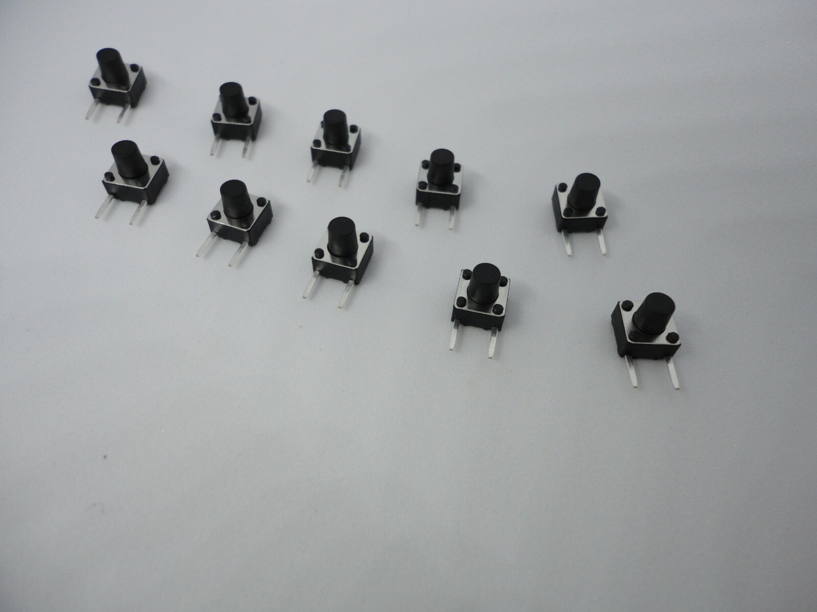 10 Pcs Pack Lot 6x6x7mm Momentary Push Micro Button Tactile Switch Side 2 Pins