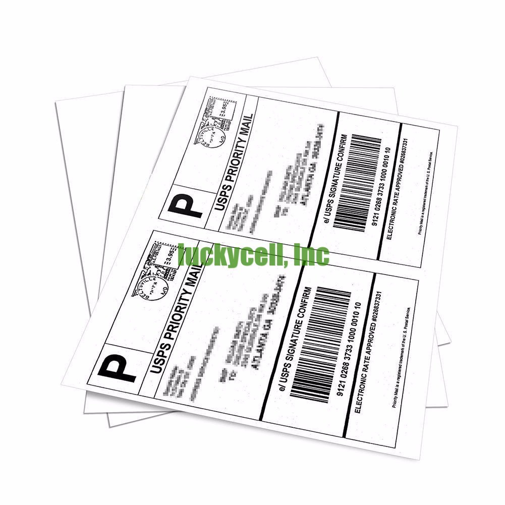 Label 400 Adhesive Paypal Ebay Shipping Labels UPS USPS 2 Per Sheet 8.5 X 5.5