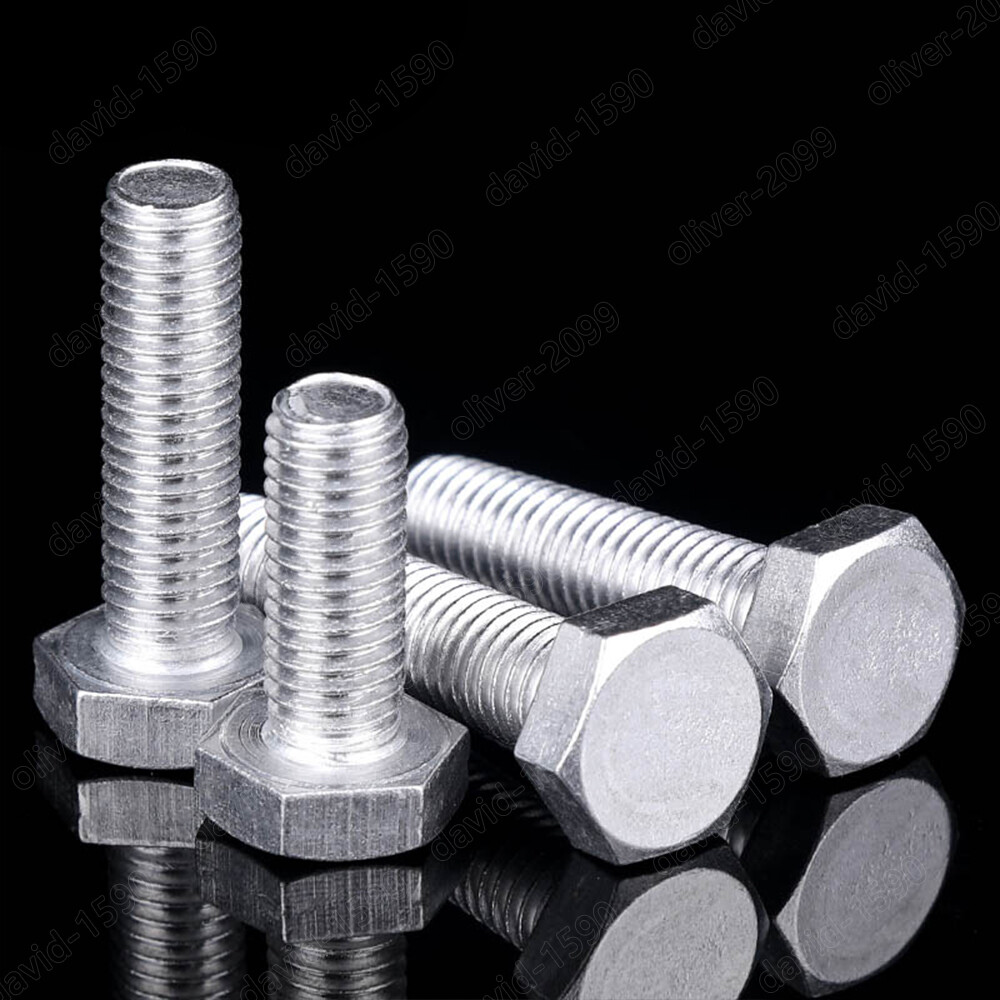 Aluminum Alloy 6061 Hexagon Bolts Hex Head Cap Screws M4 M5 M6 M8 M10 M12 M16