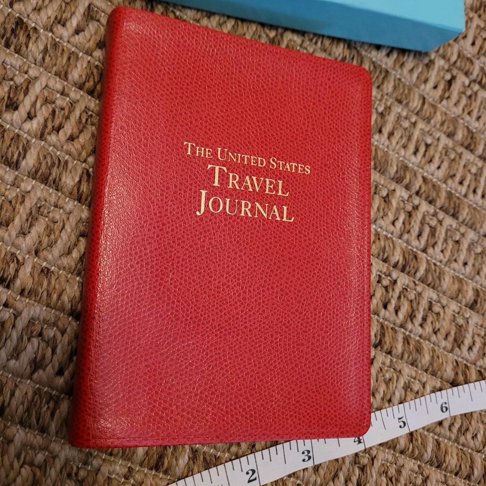 Tiffany & Co. THE UNITED STATES Travel Journal Red Leather WITH BOX